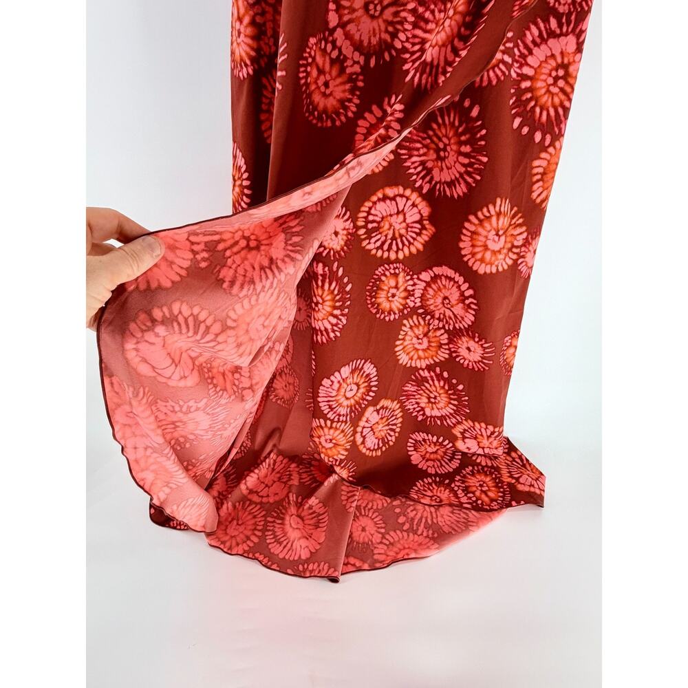 Toad&Co Sunkissed Sleeveless Maxi Dress in Rust and Coral, Large - Picture 9 of 14